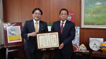 株式会社第一テクノへの感謝状贈呈