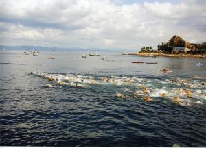 家島のスイミング大会の写真