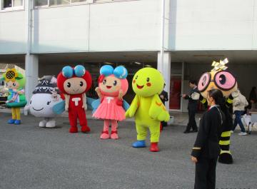 ゆるキャラ達の写真です。
