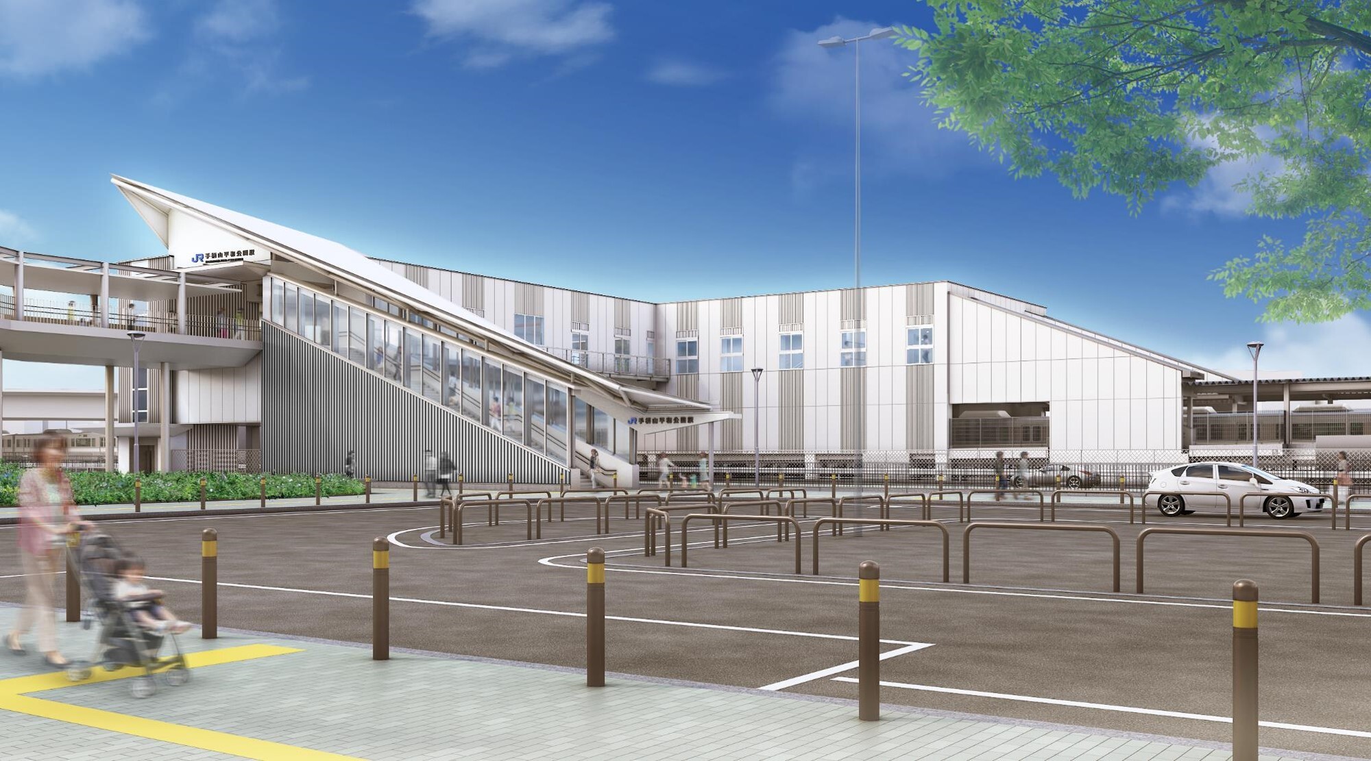 手柄山平和公園駅南側イメージ