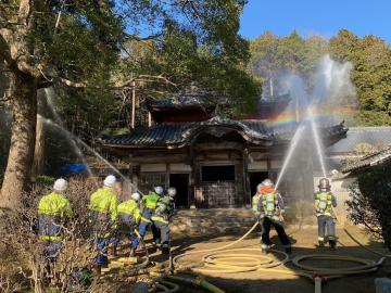 昨年度の訓練風景の写真