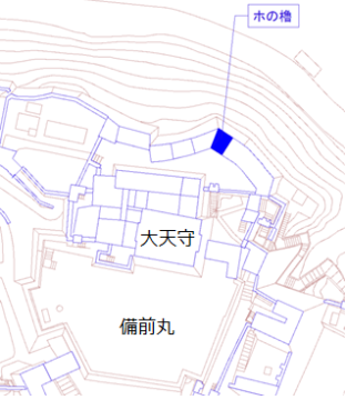ホの櫓位置図