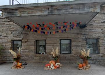 キャッスルガーデン・ハロウィンコーディネート2025の展示(全体装飾)