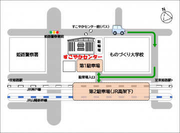 駐車場の案内図